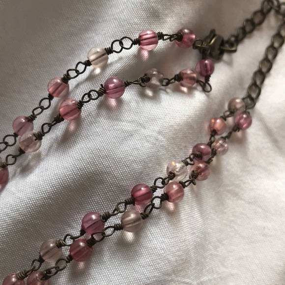 Multi strand beaded necklace - Picture 6 of 7